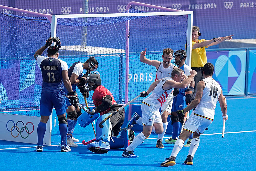 2024 Paris Olympics Field Hockey between India and Belgium - | Photo: AP/Aijaz Rahi